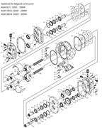 Reservedele AGM 95/1 (Glideringstætning)