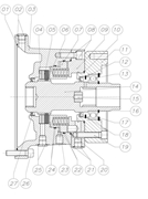 Gearboks - bremse