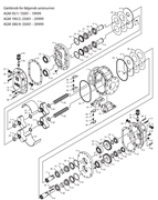 Reservedele AGM 95/1 (Glideringstætning)